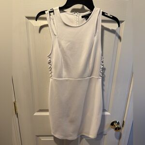 Forever 21 White Sleeveless Mini Dress